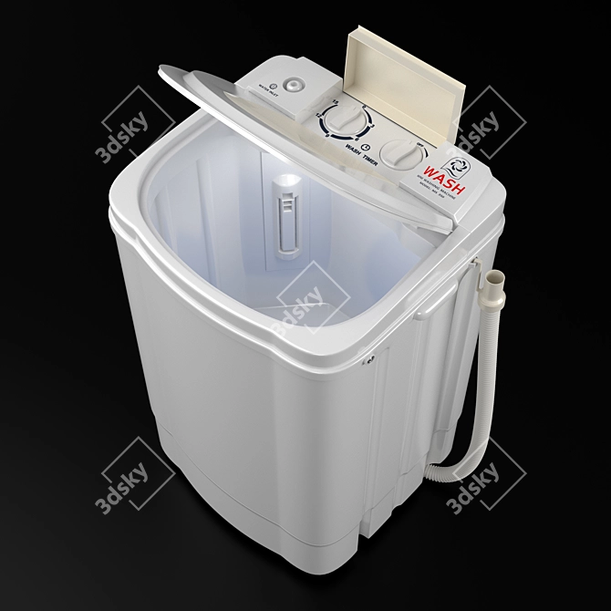 Compact Mini Washing Machine M350 3D model image 2