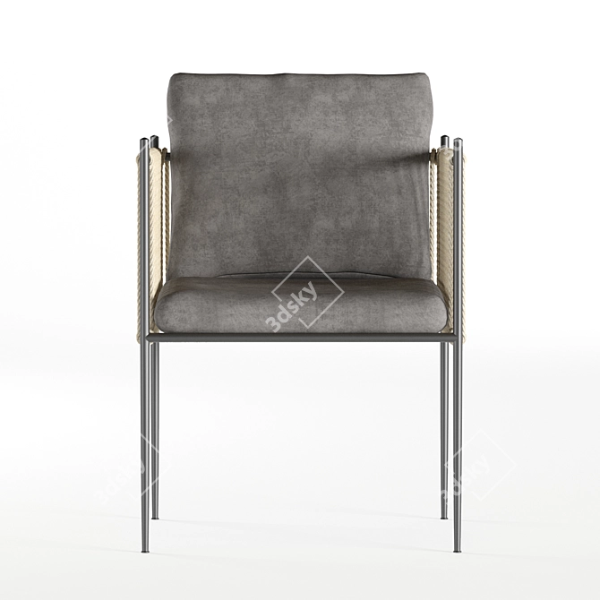 Zenit Modern Chair: Sleek and Stylish Design 3D model image 3