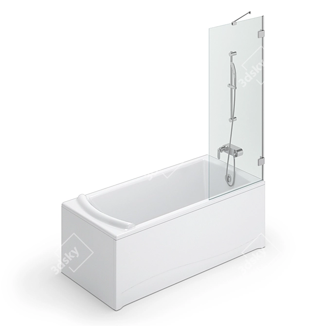 Luxury Bath Set - Gustavsberg, Sanitana, Antoniolupi 3D model image 3
