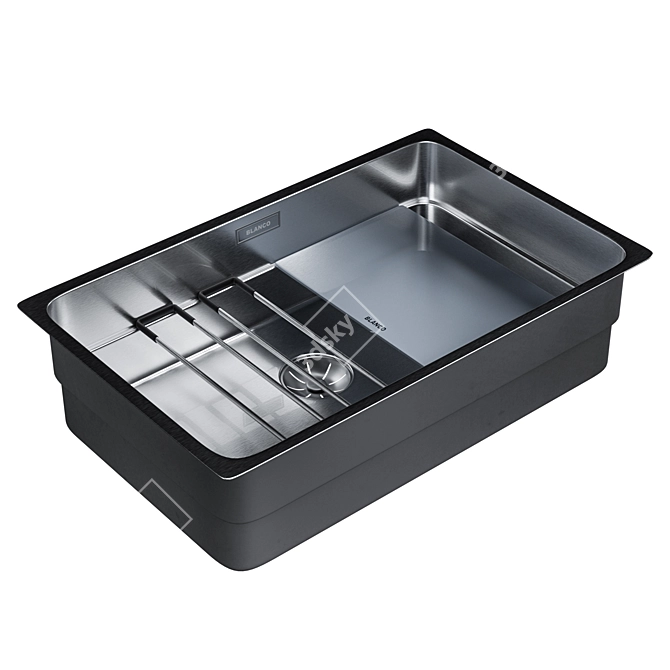 Blanco ETAGON 700-IF: Sleek & Durable Sink 3D model image 3