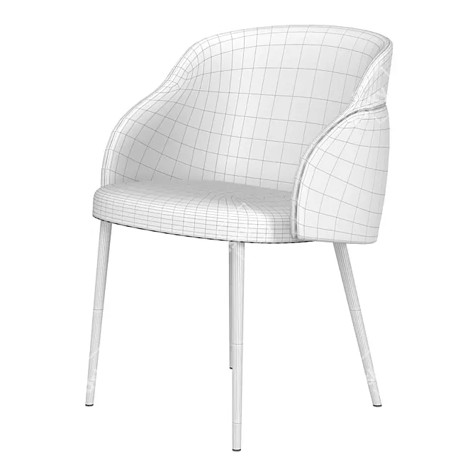 Elegant Miss My Way Chair 3D model image 3