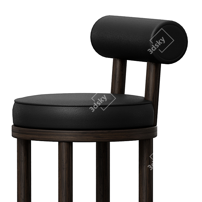 Moca Luxe Bar Stool 3D model image 2