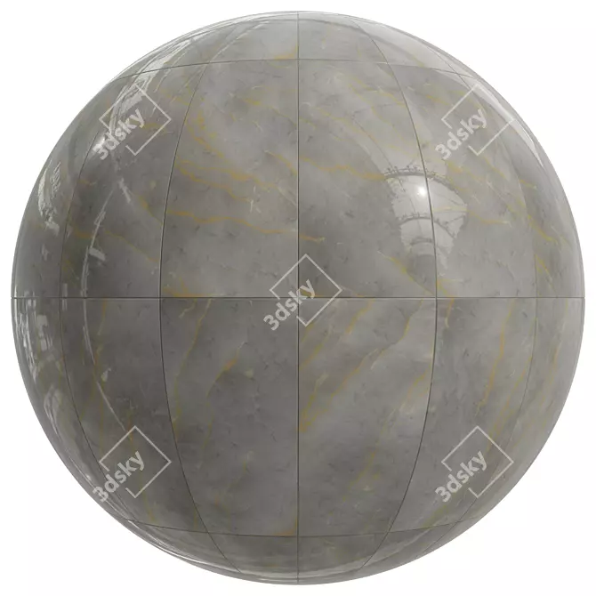 4K Slab Marble Tile Set | PBR | 3 Colors 3D model image 3