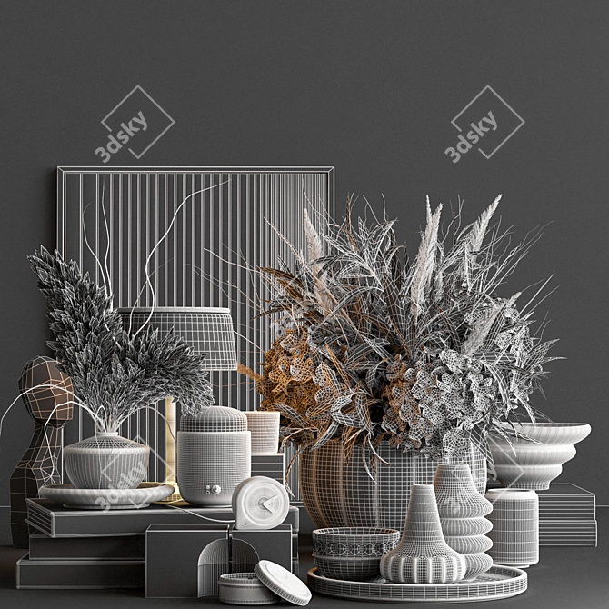 Sophisticated Decor Set for 3D Rendering 3D model image 6