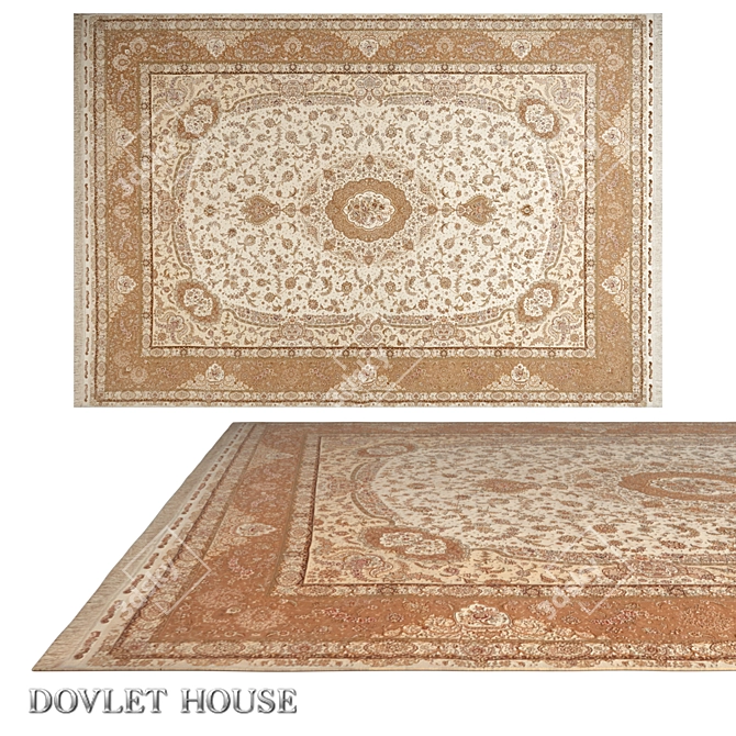 Title: Dovlet House Carpet (Art 16218) 3D model image 1
