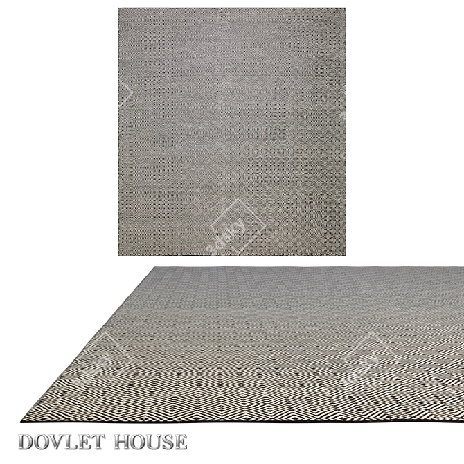 Luxury Wool Carpet - DOVLET HOUSE 3D model image 1