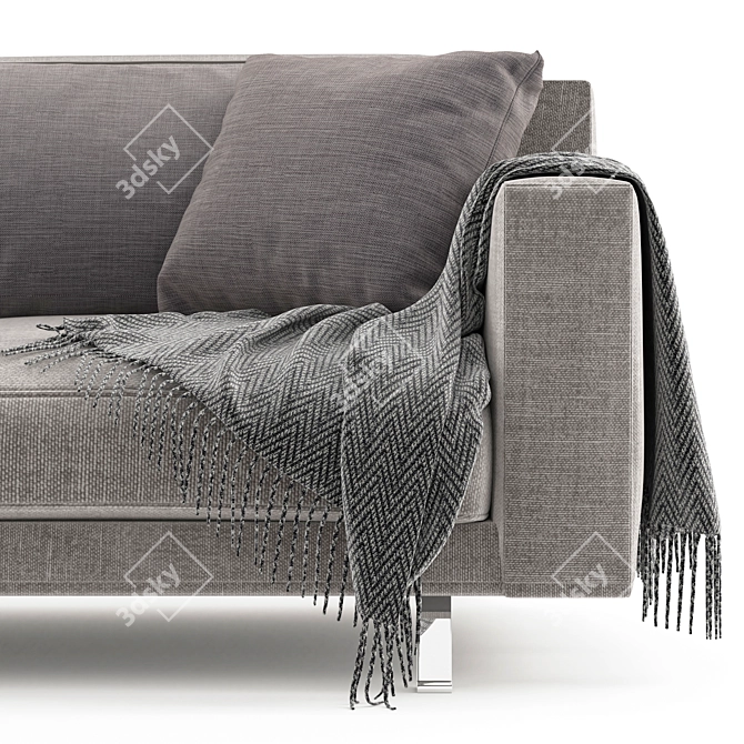 Elegant James Frigerio Sofa 3D model image 3