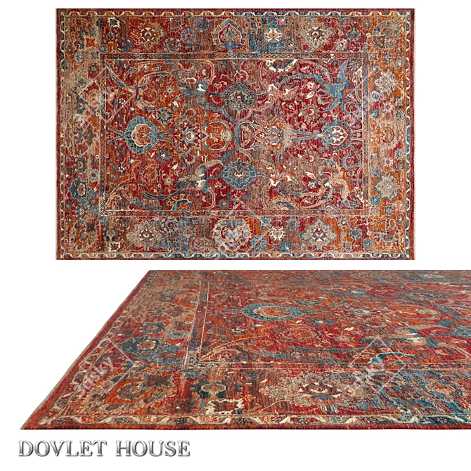 Luxury Wool Carpet - Dovlet House 3D model image 1