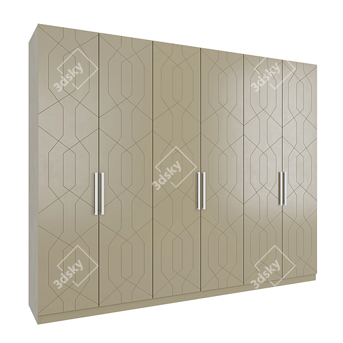 Modern Shkafulkin Wardrobe Design 3D model image 2