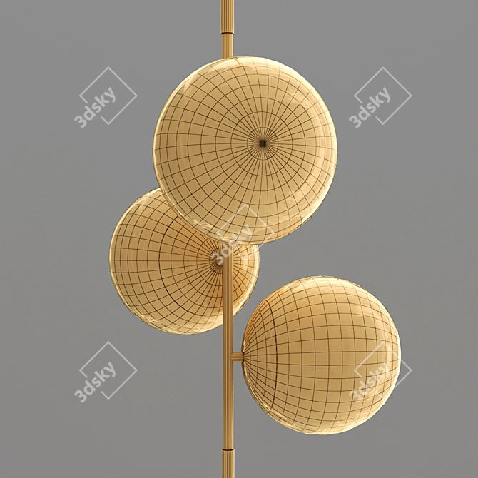 Vintage Style Maytoni Pendant Light - Nostalgic Elegance 3D model image 2