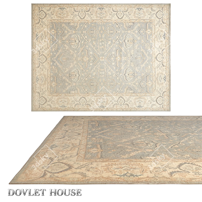 Luxurious Wool Carpet: Dovlet House 3D model image 1
