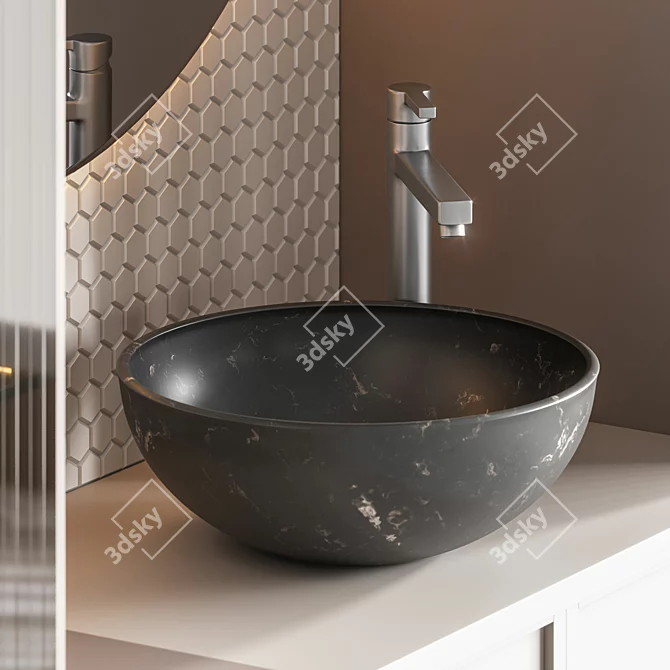 Luxury Bath Set: Elegant, Versatile, and Relaxing 3D model image 3