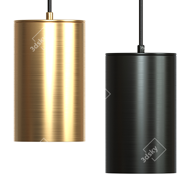 Contemporary Tex Design Lamp 3D model image 1