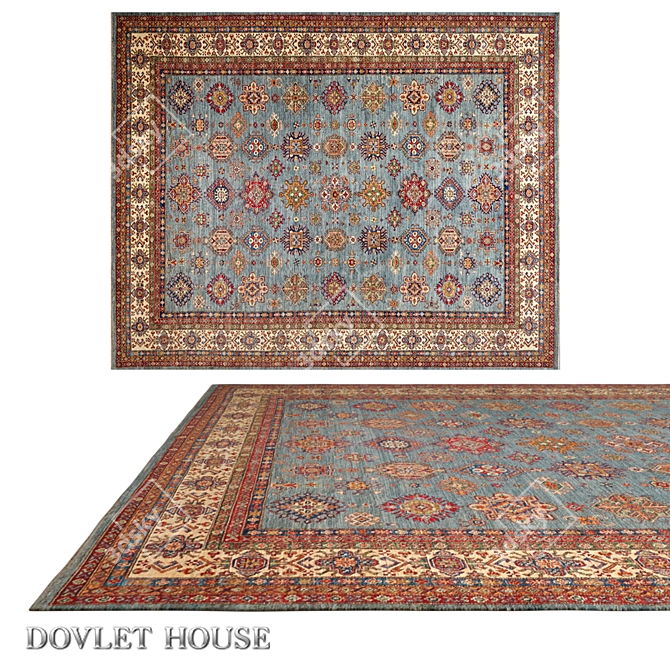 Luxury Wool Carpet | DOVLET HOUSE Art 16268 3D model image 1