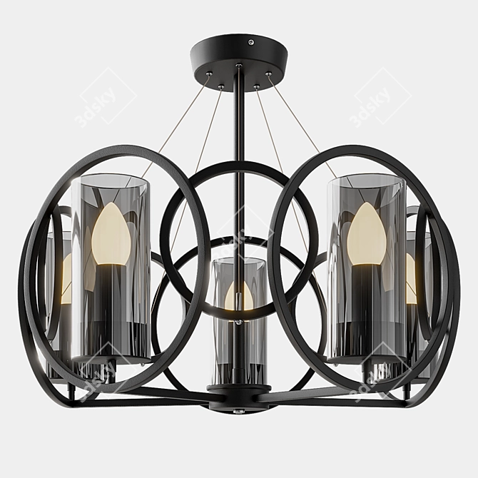 Modern Lumien Hall Olavi Chandelier 3D model image 2