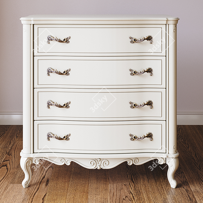 Murray Chest of Drawers: Elegant and Functional 3D model image 3