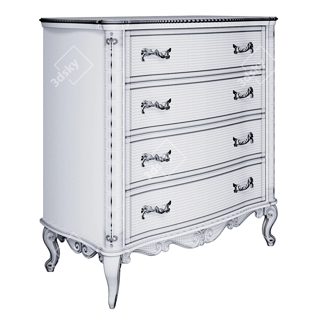 Murray Chest of Drawers: Elegant and Functional 3D model image 6