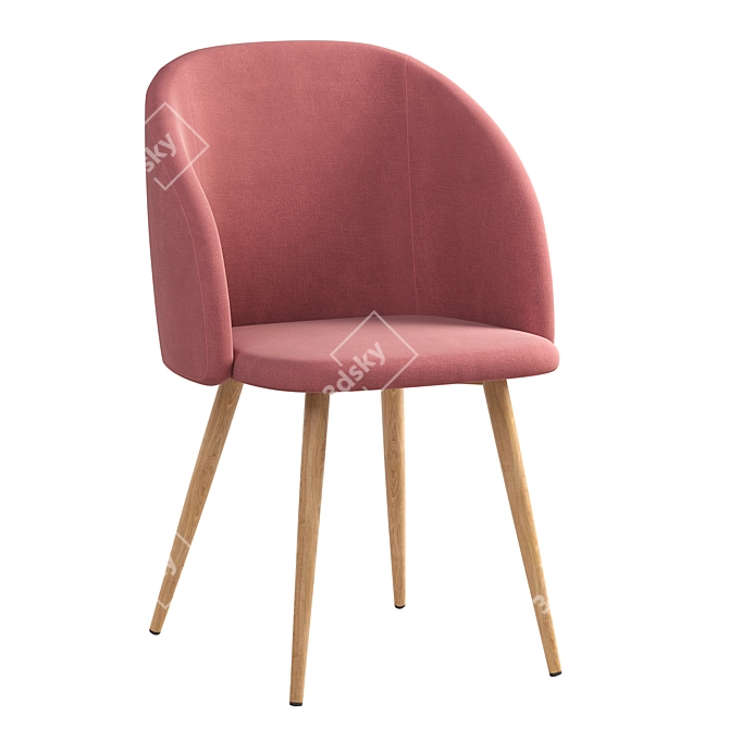 Trendy Toulon Deephouse Chair 3D model image 1