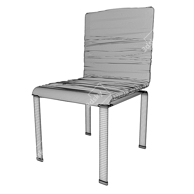 Lago's Dangla Chair: A Stylish Italian Masterpiece 3D model image 5