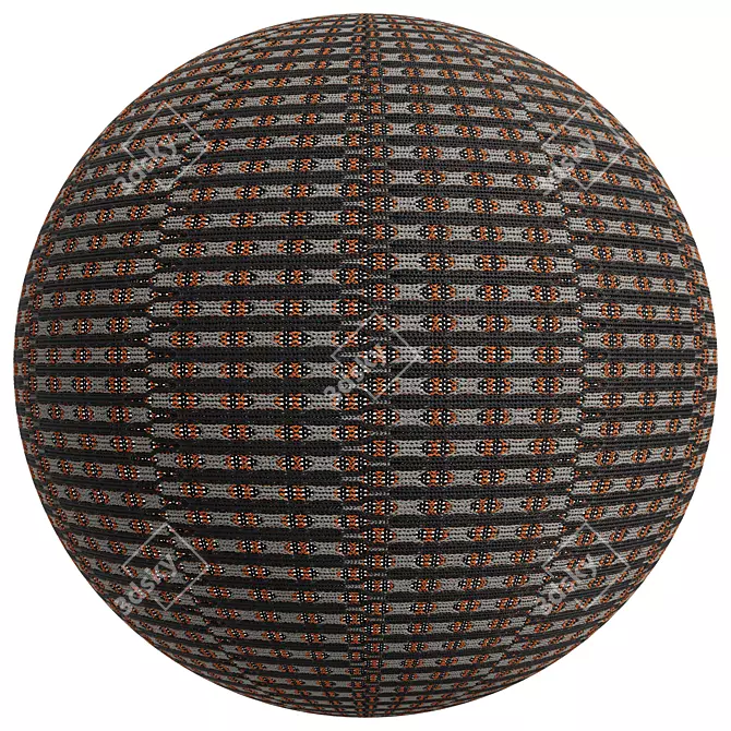  Fabric Mesh Spacer | High-Quality Texture | Seamless 3D model image 1