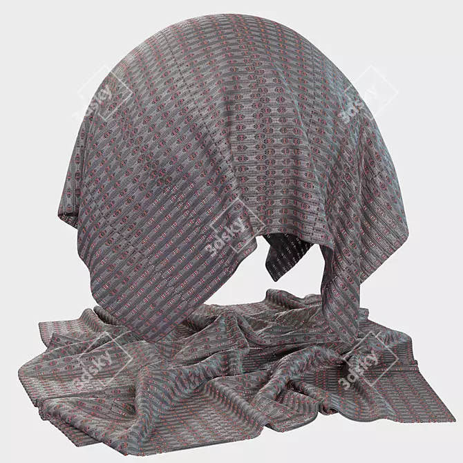  Fabric Mesh Spacer | High-Quality Texture | Seamless 3D model image 2