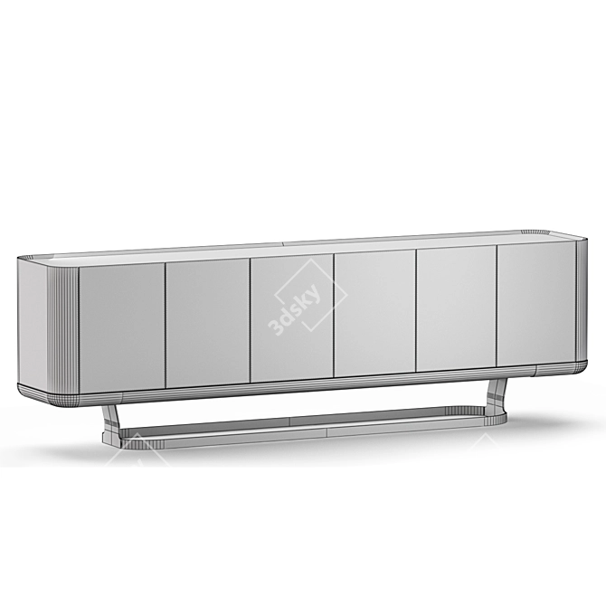 Elegant Longhi Concord Sideboard 3D model image 4