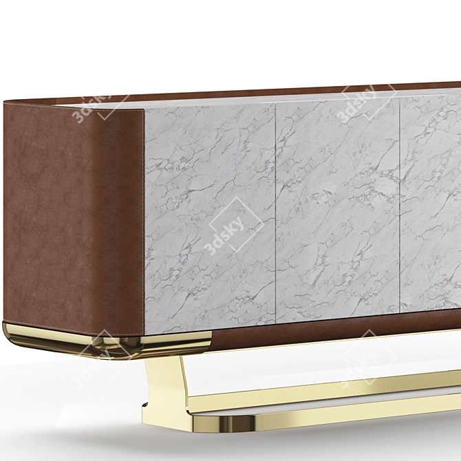 Elegant Concord Sideboard: Modern Luxury Storage 3D model image 2