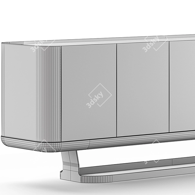 Elegant Concord Sideboard: Modern Luxury Storage 3D model image 3