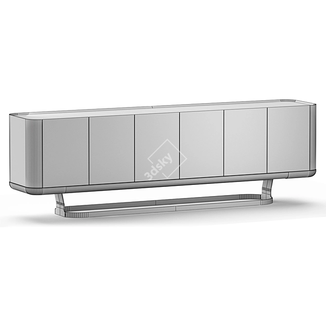 Elegant Concord Sideboard: Modern Luxury Storage 3D model image 4