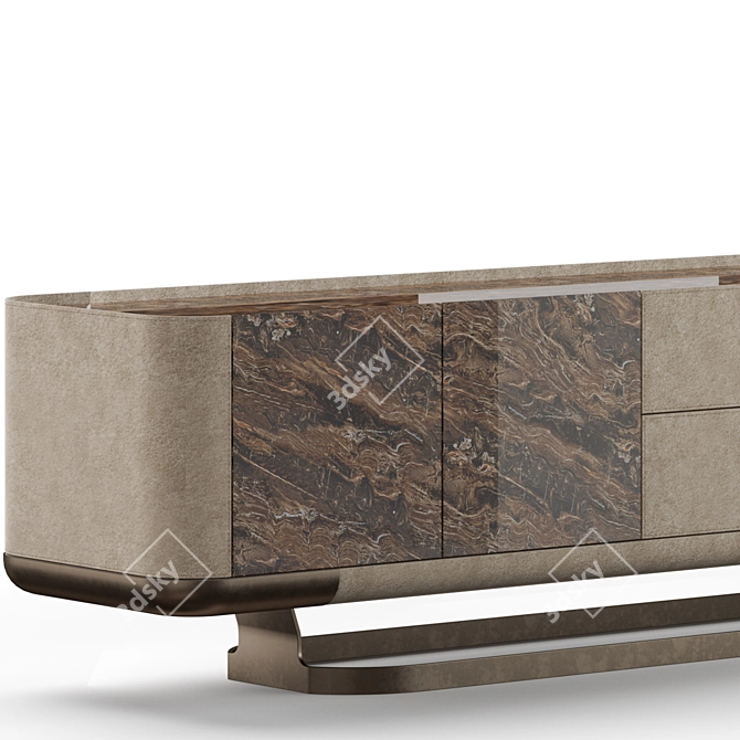 Elegant Concord Sideboard by Longhi 3D model image 2