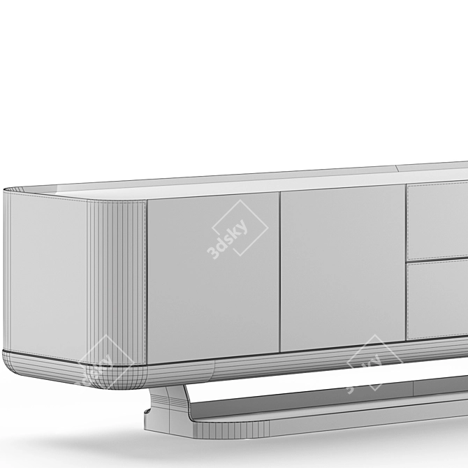 Elegant Concord Sideboard by Longhi 3D model image 3