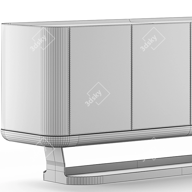 Elegant Concord Sideboard: Functional Sophistication 3D model image 3