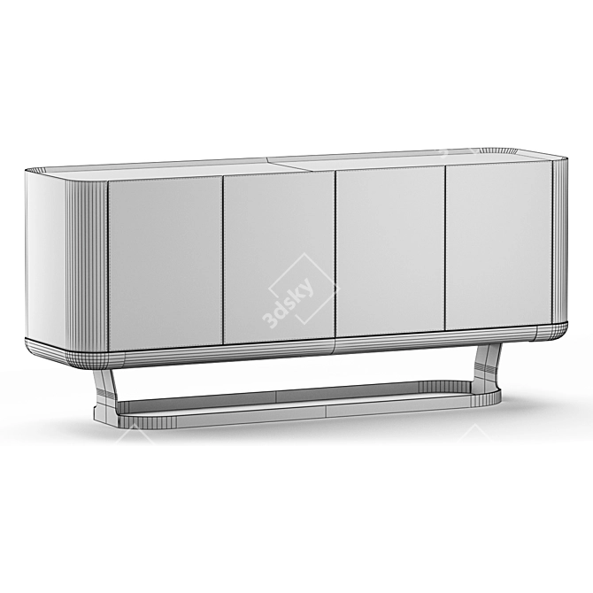 Elegant Concord Sideboard: Functional Sophistication 3D model image 4