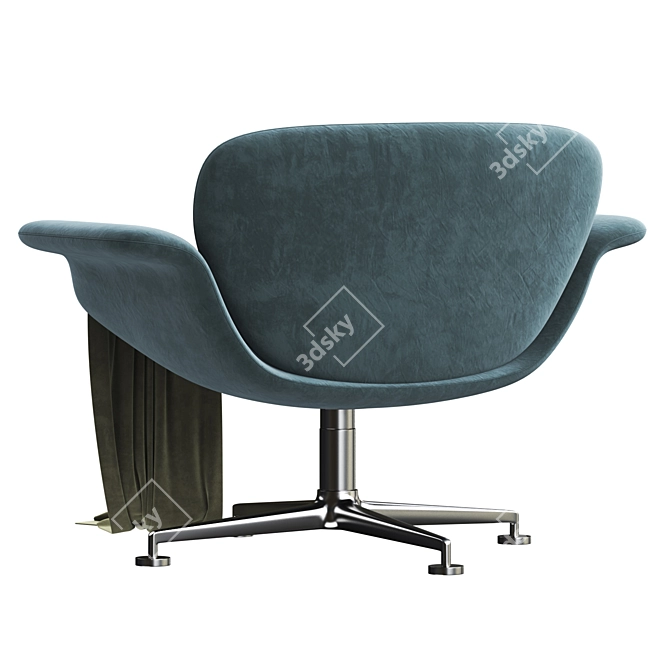 Versatile Swivel Lounge Chair 3D model image 8