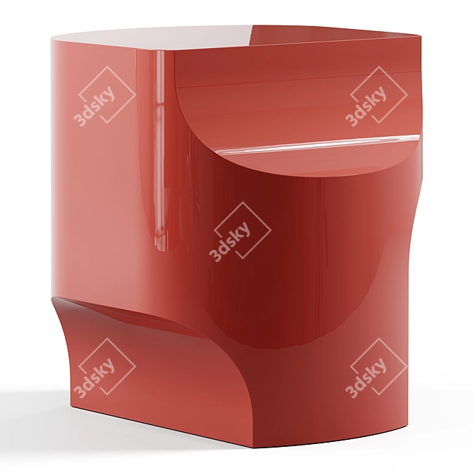 Particuliere OPE Side Table by Delcourt 3D model image 1