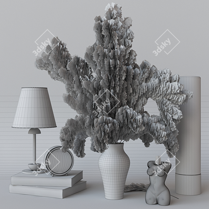 3D Decorative Set: Download Now 3D model image 3