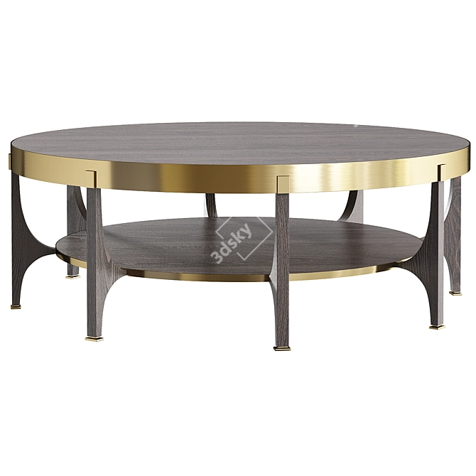 Premium Center Table Plateau 3D model image 1