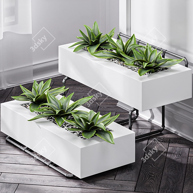 Executive Air Purifying Office Plant 3D model image 1