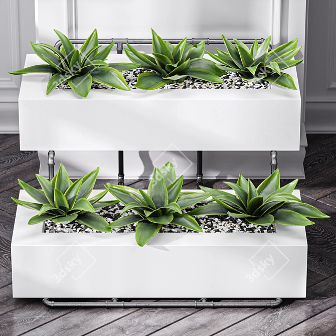 Executive Air Purifying Office Plant 3D model image 2