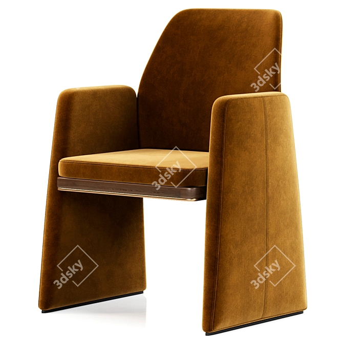 Elegant Anthony Chair 3D model image 3