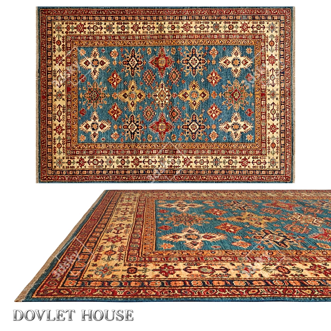 Dovlet House Art 16232 Wool Carpet 3D model image 1