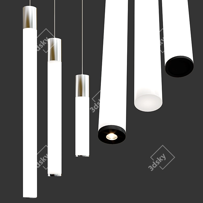 Lumistik: Modern Pendant Lamp Collection 3D model image 2