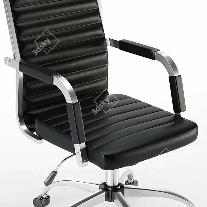 Homall Ribbed Executive Office Chair 3D model image 2