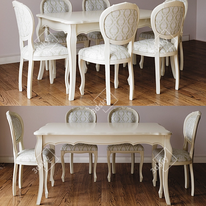 Cleopatra Collection: BUCZYNSKI Fixed Table 3D model image 3