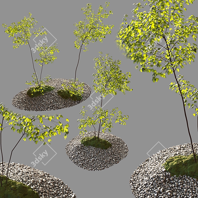 Nature-Inspired Outdoor Architecture 3D model image 2