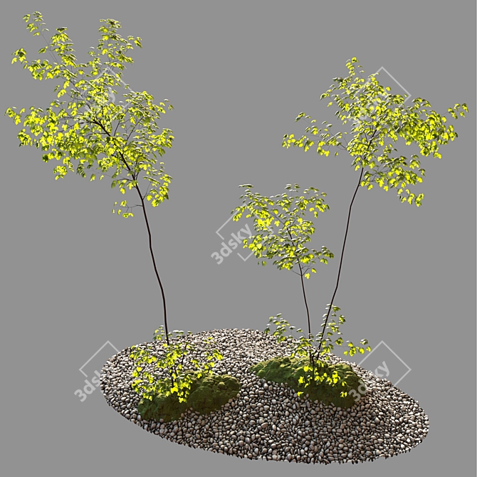 Nature-Inspired Outdoor Architecture 3D model image 3