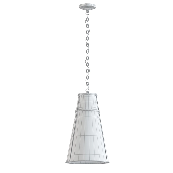 ROBINSON 11 Pendant - Clear Glass 3D model image 2