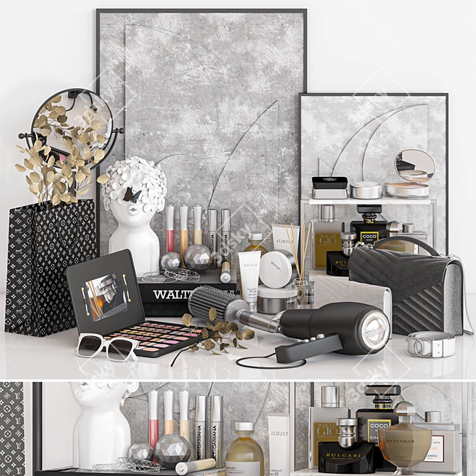 Versatile Decor Set: Vray & Corona, 3Ds Max 2015 & FBX 3D model image 1