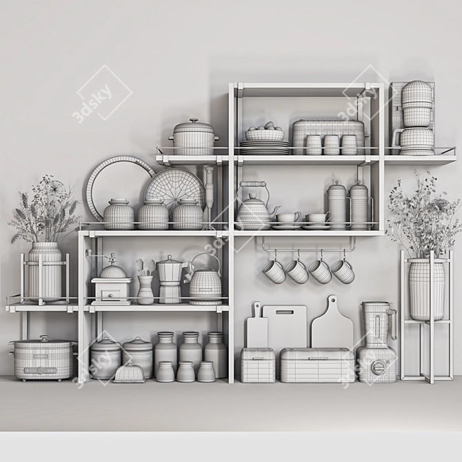 Kitchenaid Appliances and Decor: Perfect Kitchen Accessory 3D model image 5