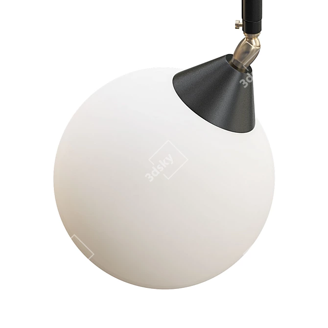 Sleek Pendant Light: Periscope 3D model image 3